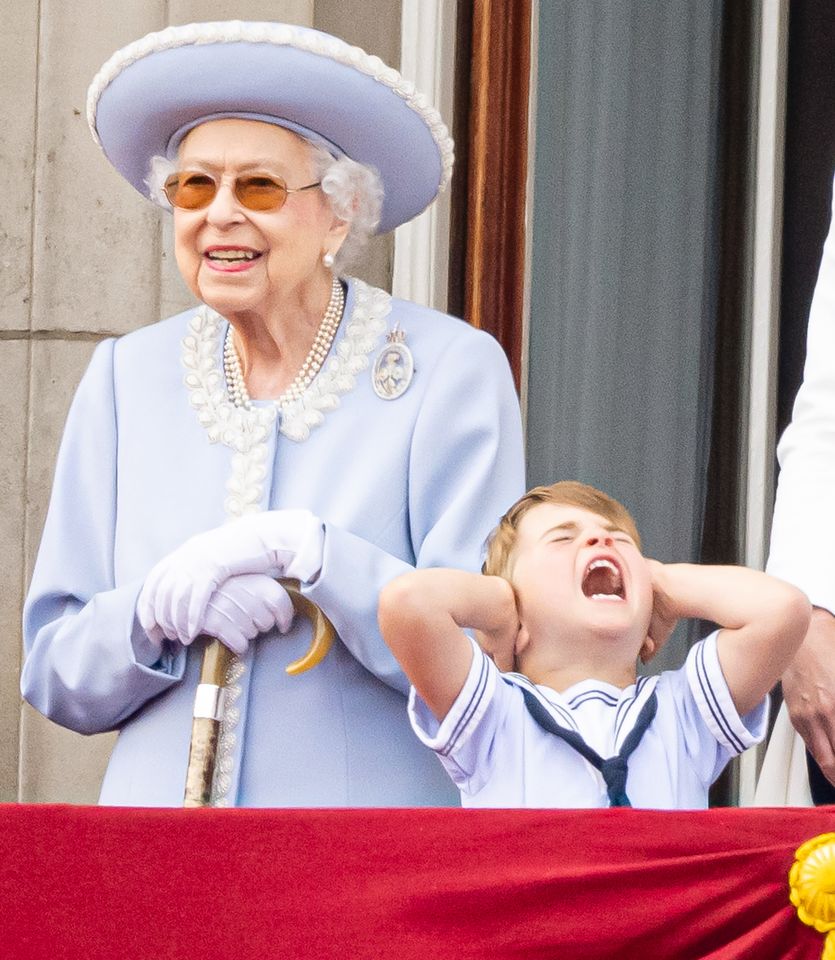 Queen Elizabeth and Prince LouisCredit: Samir Hussein/WireImage