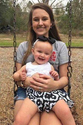 Kayla Stewart and her daughter.Credit: Kayla Stewart