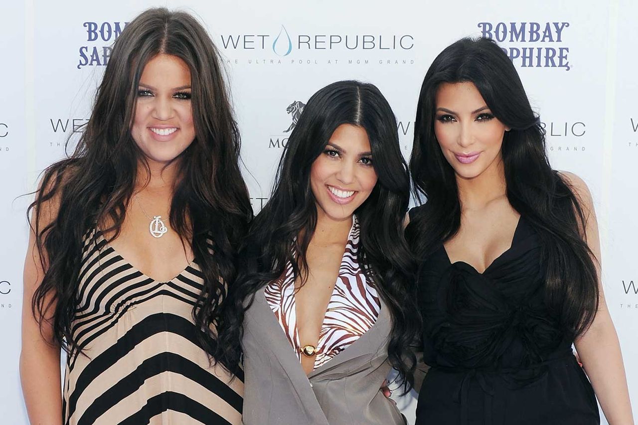 Khloé Kardashian (left), Kourtney Kardashian (center) and Kim Kardashian (right) in April 2010.Credit: Denise Truscello/WireImage