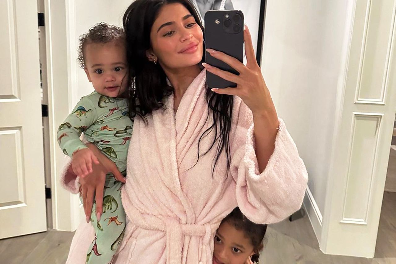 Kylie Jenner with daughter Stormi and son AireCredit: Kylie Jenner/Instagram
