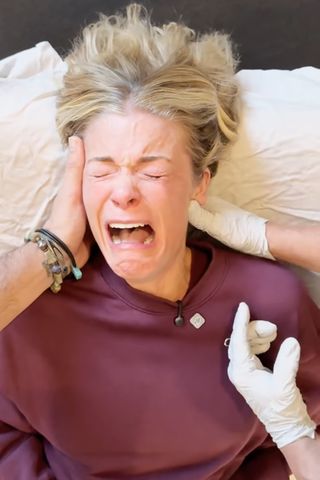 LeAnn Rimes sobbing in the deep jaw release video.Credit: Garry Lineham/Instagram