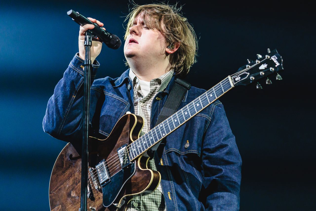 Lewis Capaldi performs at Scotiabank Area on April 22, 2026 in Toronto.Credit: Mathew Tsang/Getty