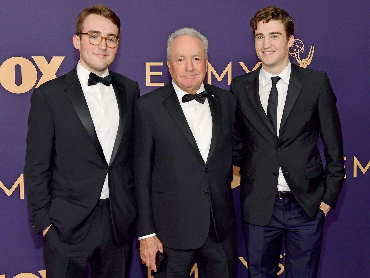 Lorne Michaels and his sons, Henry and Edward, attend the 71st Emmy Awards at the Microsoft Theater on September 22, 2019, in Los Angeles, California.Credit: Matt Winkelmeyer/Getty Images