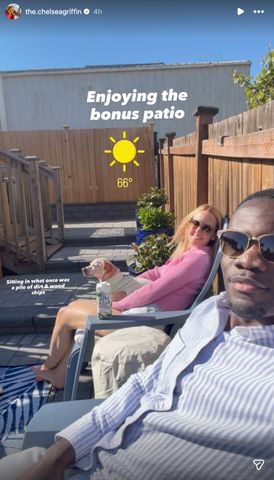 Love Is Blind stars Chelsea Griffin and Kwame Appiah.Credit: Chelsea Griffin/Instagram