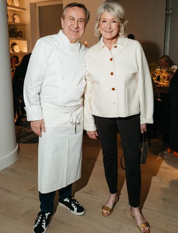 Daniel Boulud and Martha StewartCredit: Allan Zepeda