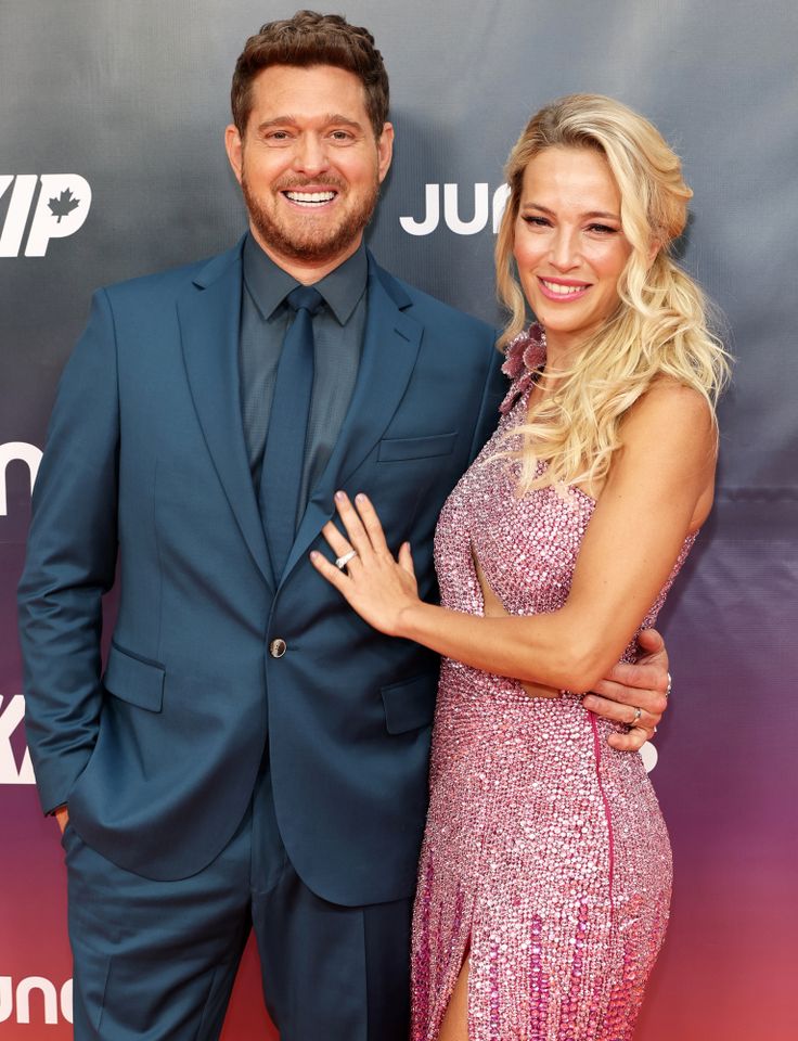 Michael Bublé and Luisana Lopilato in March 2025Credit: Cindy Ord/Getty