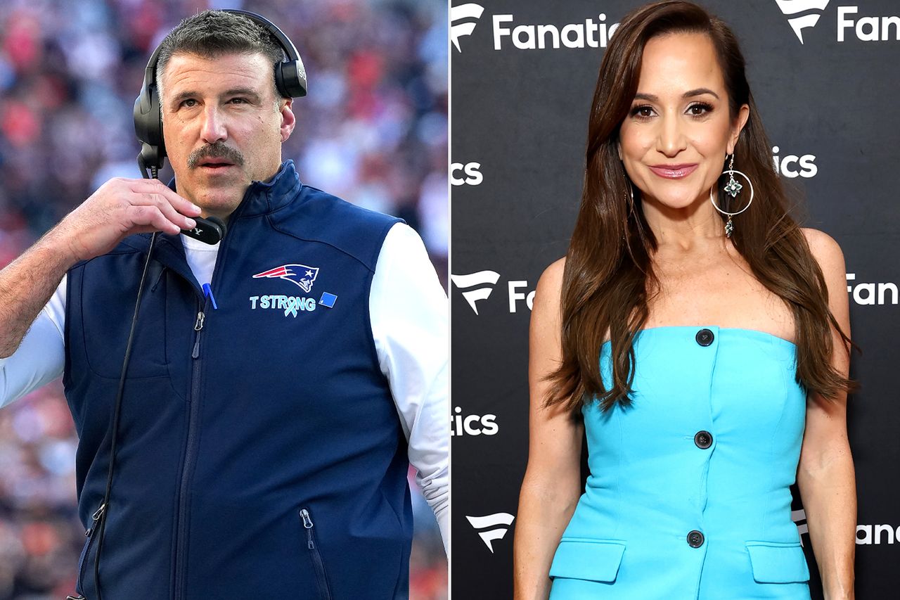 Head coach Mike Vrabel of the New England Patriots; Dianna Russini attends the 2026 Fanatics Super Bowl Party Mike Vrabel; Dianna RussiniCredit: Dylan Buell/Getty; Cindy Ord/Getty