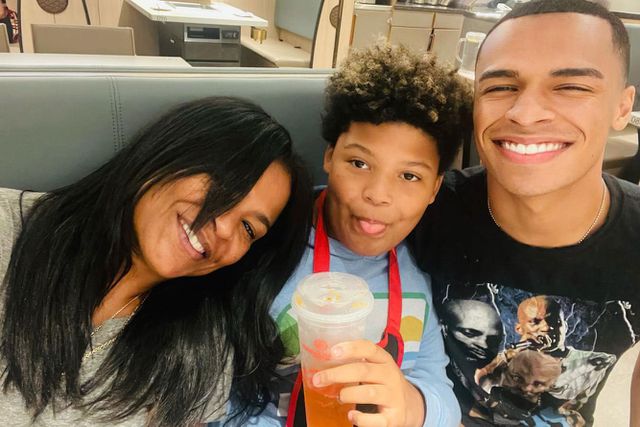 Nia Long/Instagram. https://www.instagram.com/p/CjgxtH3J-vZ/. Nia Long Shares Smiley Selfie with Sons Kez and Massai amid Ime Udoka Cheating Scandal Nia Long with sons Kez and MassaiCredit: Nia Long/Instagram