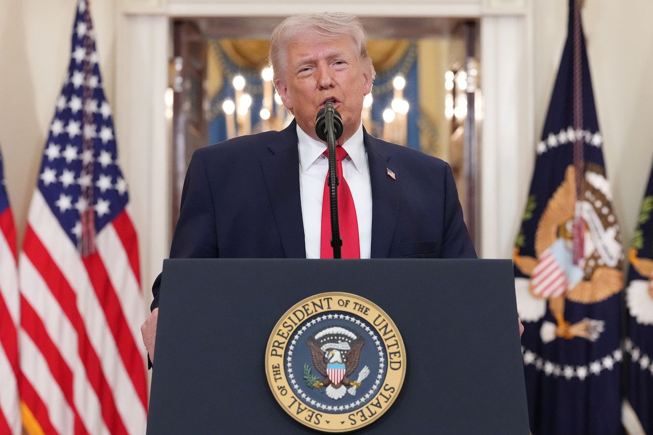 President Donald Trump on April 1, 2026Credit: Alex Brandon-Pool/Getty