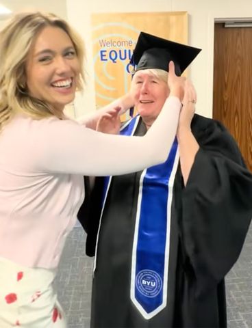 Raelene Page and her grandaughter TaylorCredit: Taylor Page