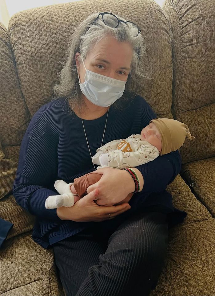 Rosie O’Donnell and her newborn grandson Anthony.Credit: Rosie O’Donnell/Instagram