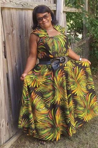 Shantasia Stanley's grandmother in her green dressCredit: Shantasia Stanley