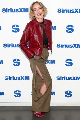 Sharon Stone visits SiriusXM Studios on April 01, 2026 in New York City. Sharon Stone.Credit: Dia Dipasupil/Getty