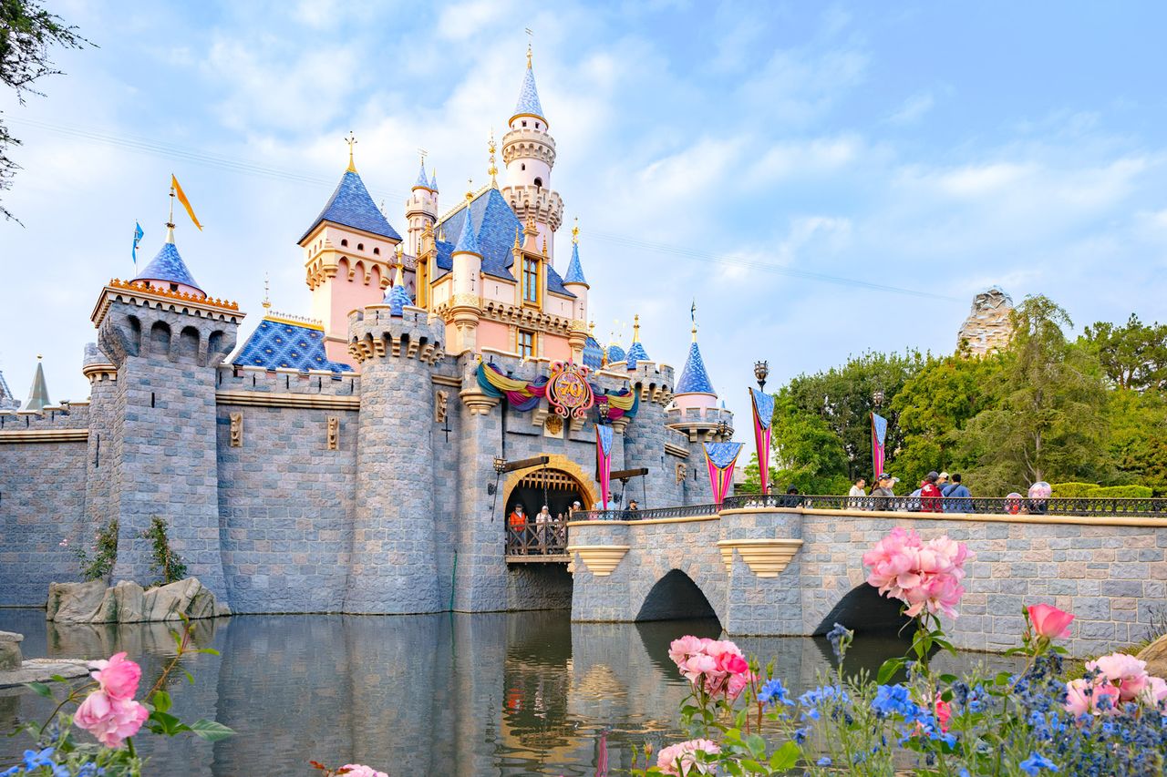 General views of Sleeping Beauty Castle at Disneyland during its 70th Celebration on May 17, 2025Credit: AaronP/Bauer-Griffin/GC Images