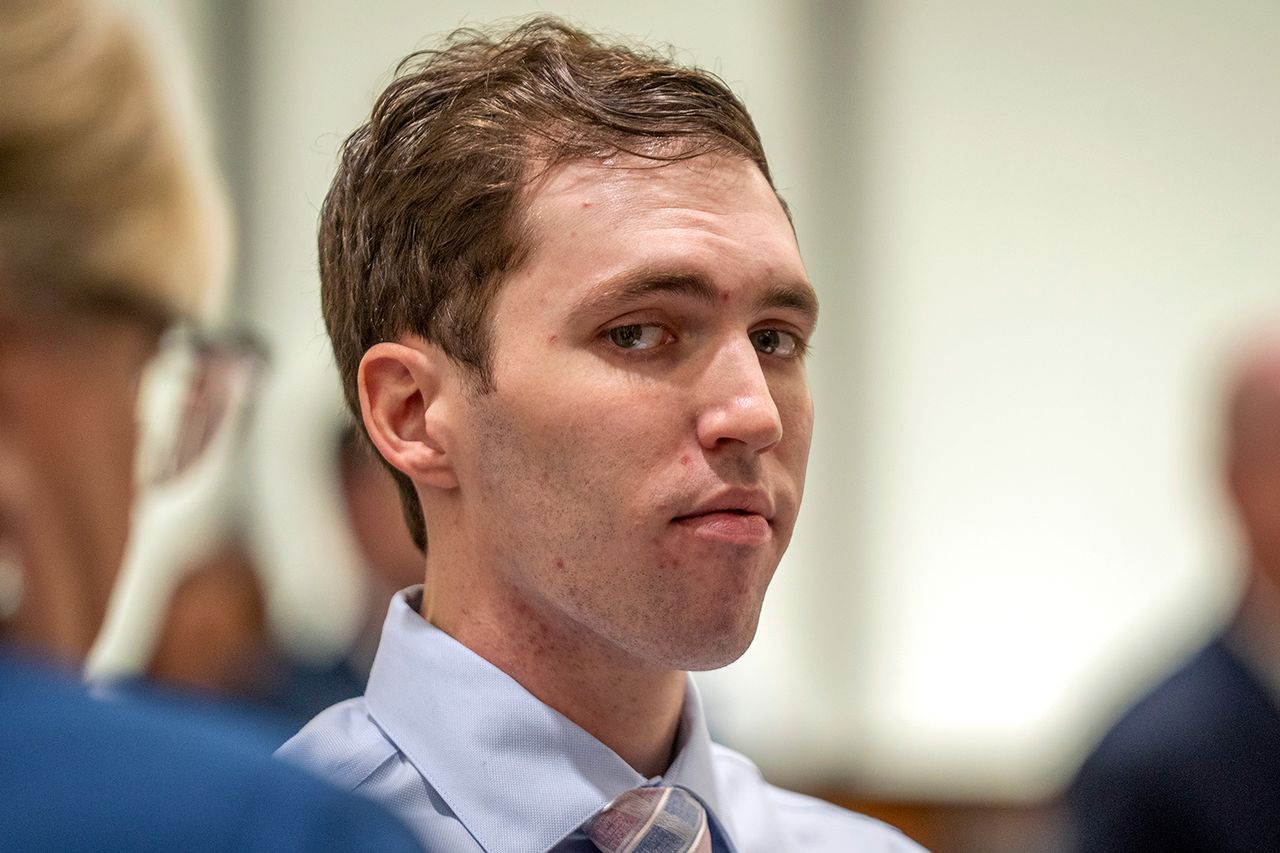 Tyler Robinson, accused of fatally shooting Charlie Kirk, appears during a hearing in Fourth District Court on December 11, 2025 in Provo, Utah. Prosecutors have charged Tyler Robinson with aggravated murder and plan to seek the death penalty Tyler Robinson on December 11, 2025 in Provo, Utah.Credit: Rick Egan-Pool/Getty