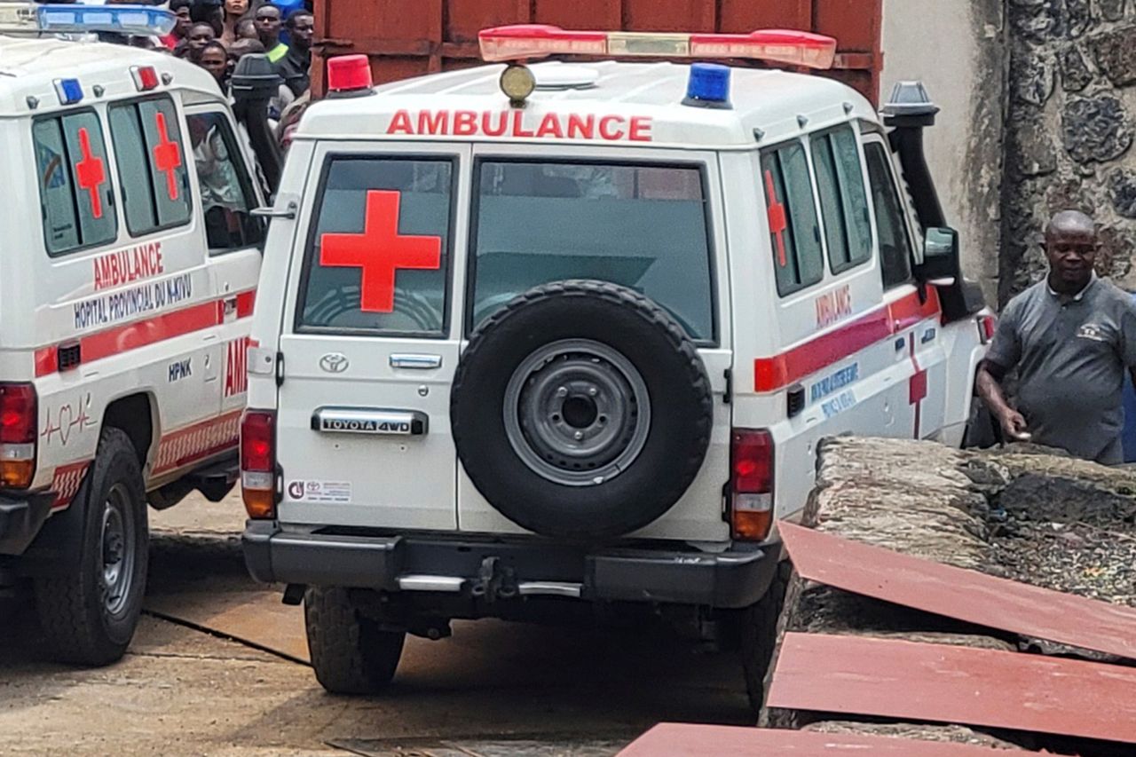 Authorities respond after a ferry sank on Lake Kivu in October 2024Credit: Zanem Nety Zaidi/Xinhua via Getty