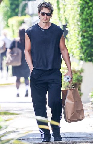 Austin Butler keeps it effortlessly cool while stepping out for a grocery run at Lassens Market in Los Feliz Austin ButlerCredit: BACKGRID