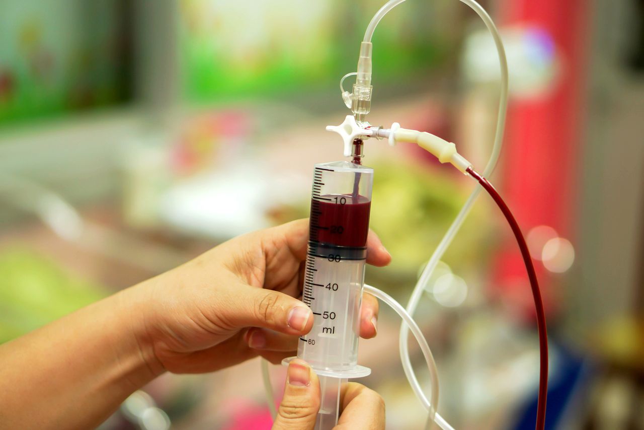 A blood transfusion (stock image)Credit: Shutterstock