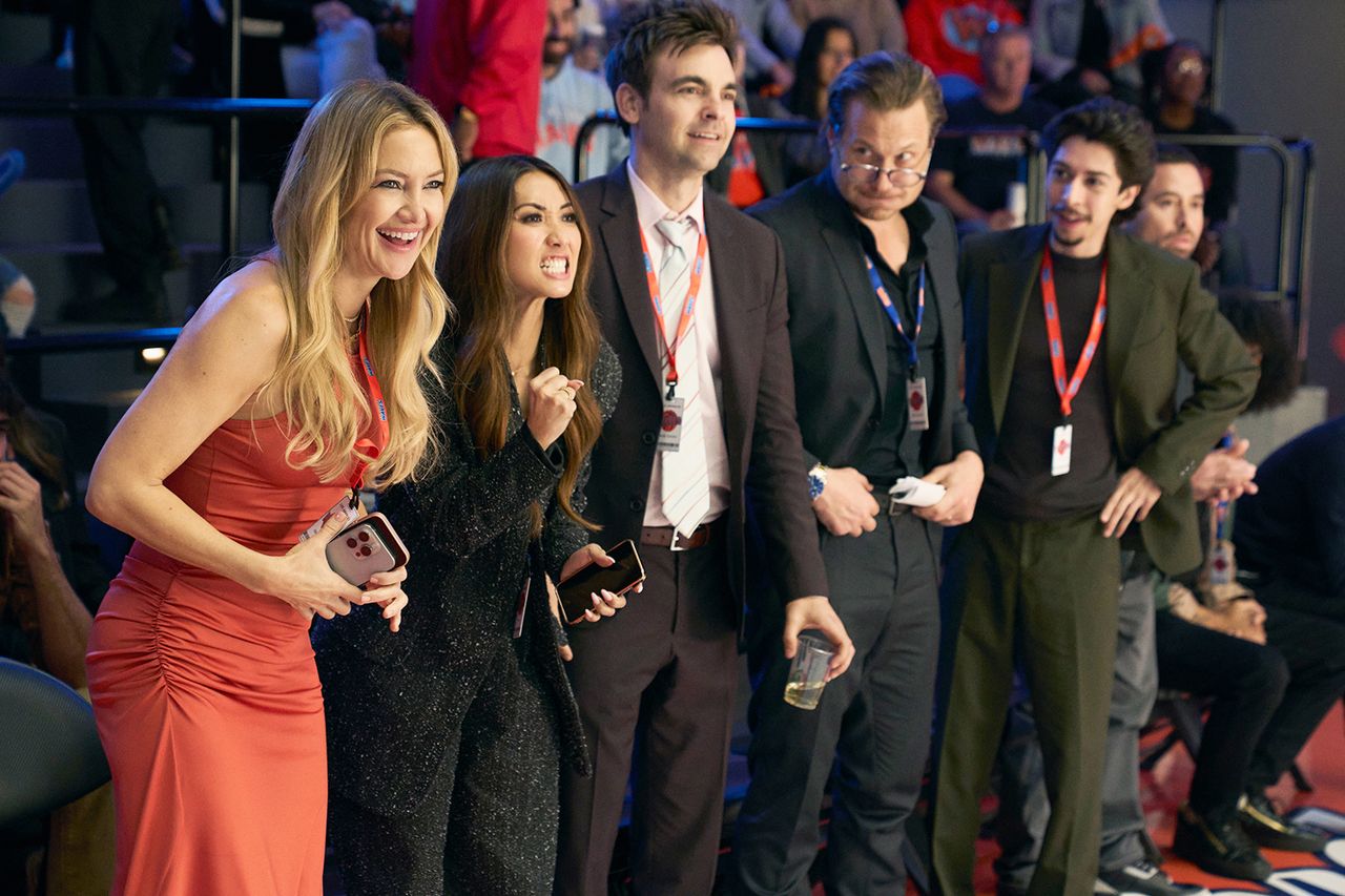 Hudson and members of the ‘Running Point’ cast seen aboveCredit: Katrina Marcinowski/Netflix