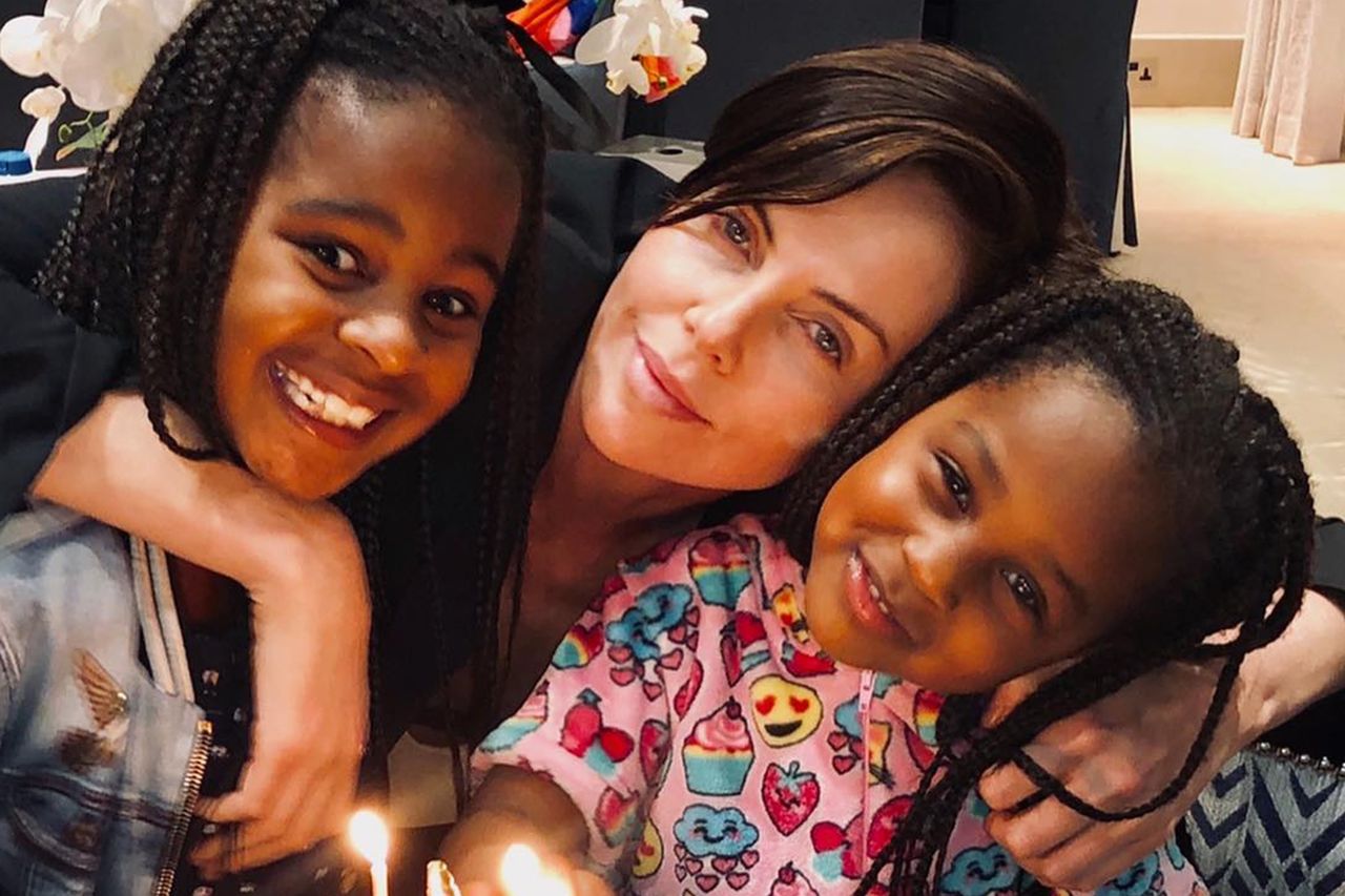 Charlize Theron and her daughters Jackson and AugustCredit: Charlize Theron/Instagram