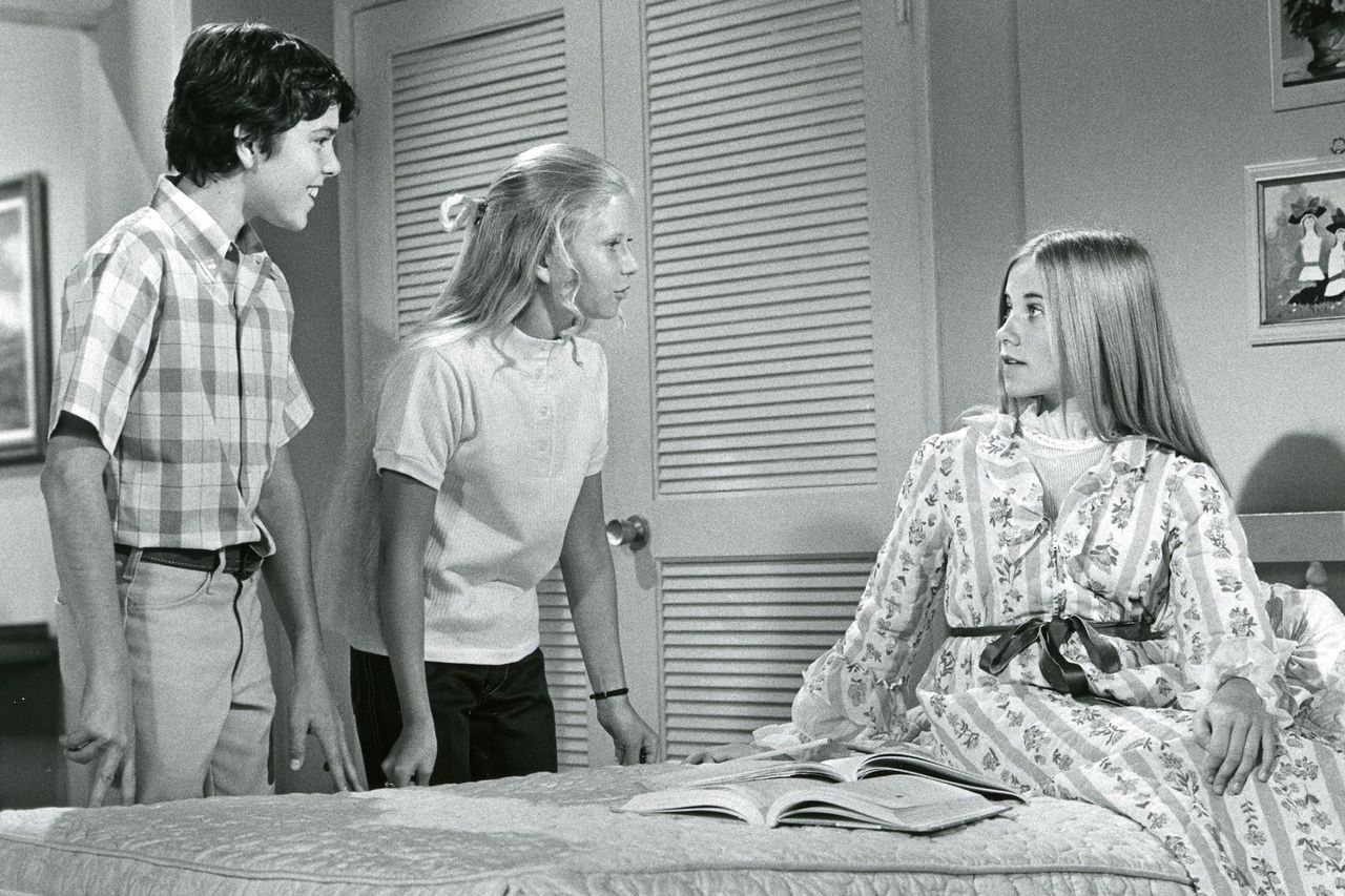 Christopher Knight, Eve Plumb and Maureen McCormick on 'The Brady Bunch' (1971)Credit: ABC Photo Archives/Disney General Entertainment Content via Getty