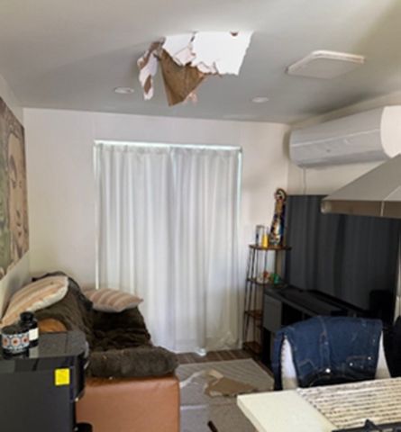 The hole allegedly caused by the block of iceCredit: Office of Supervisor Janice Hahn