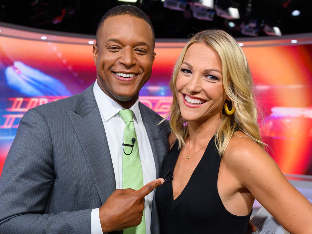 Craig Melvin and Lindsay Czarniak on Aug. 21, 2019.Credit: Nathan Congleton/NBCU Photo Bank/NBCUniversal/Getty