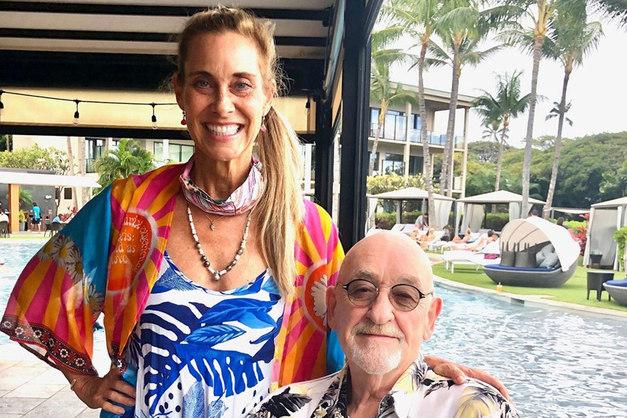 Dave Mason with his wife Winifred in April 2021.Credit: Dave Mason/Instagram