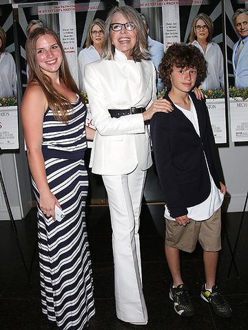 Diane Keaton with daughter Dexter and son Duke.Credit: Sonia Moskowitz/Getty Images