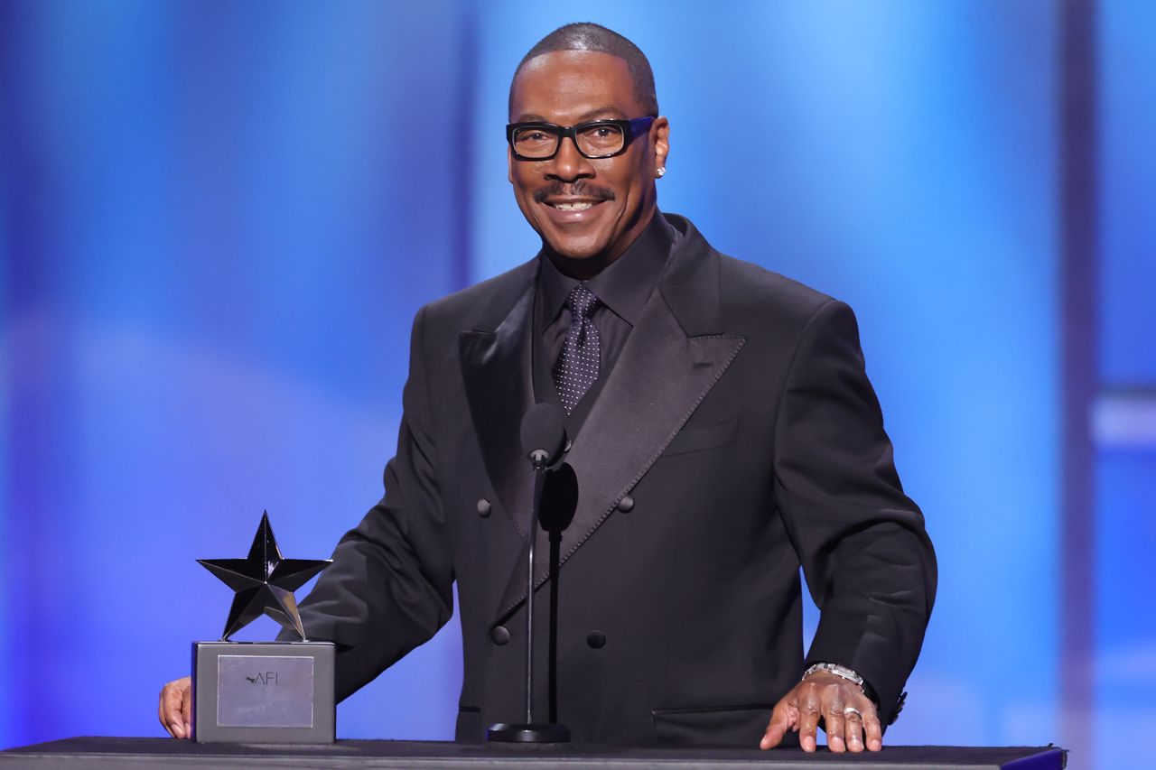 Eddie Murphy on April 18, 2026 in Los Angeles, California.Credit: Kevin Winter/Getty