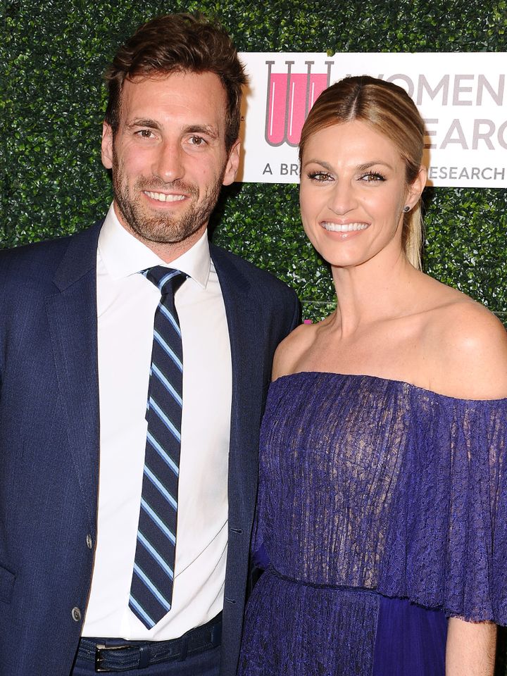 Jarret Stoll and wife Erin Andrews at the Beverly Wilshire Four Seasons Hotel in 2017.Credit: Jason LaVeris/FilmMagic