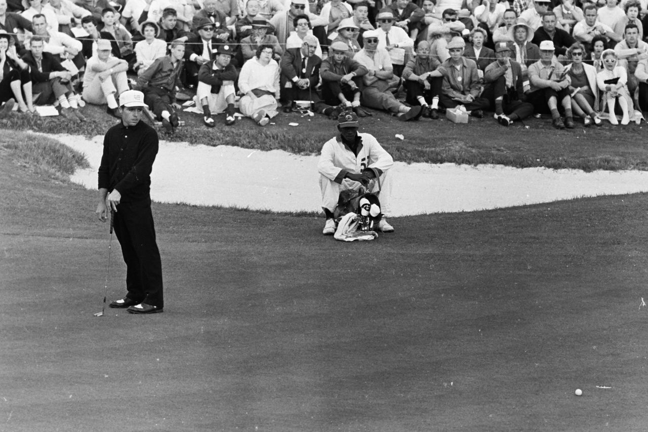 Gary Player during the 1961 Masters Tournament in April 1961 in Augusta, Georgia.Credit: Augusta National/Getty