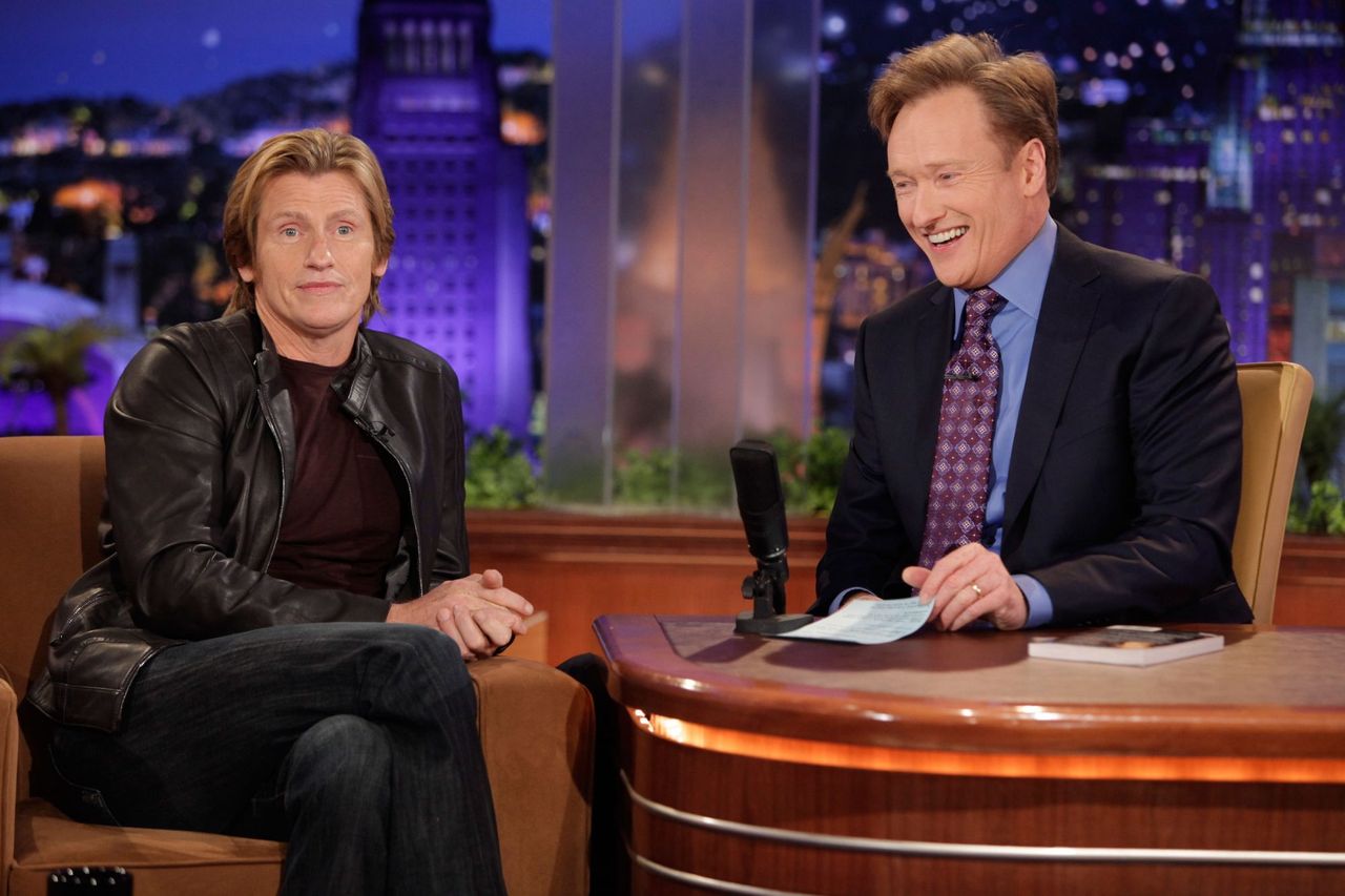 Denis Leary (left) during an interview with host Conan O'Brien on 'The Tonight Show with Conan O'Brien' on Oct. 29, 2009Credit: Paul Drinkwater/NBC/Getty Images