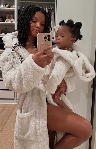 Halle Bailey and her son Halo.Credit: Halle Bailey/Instagram