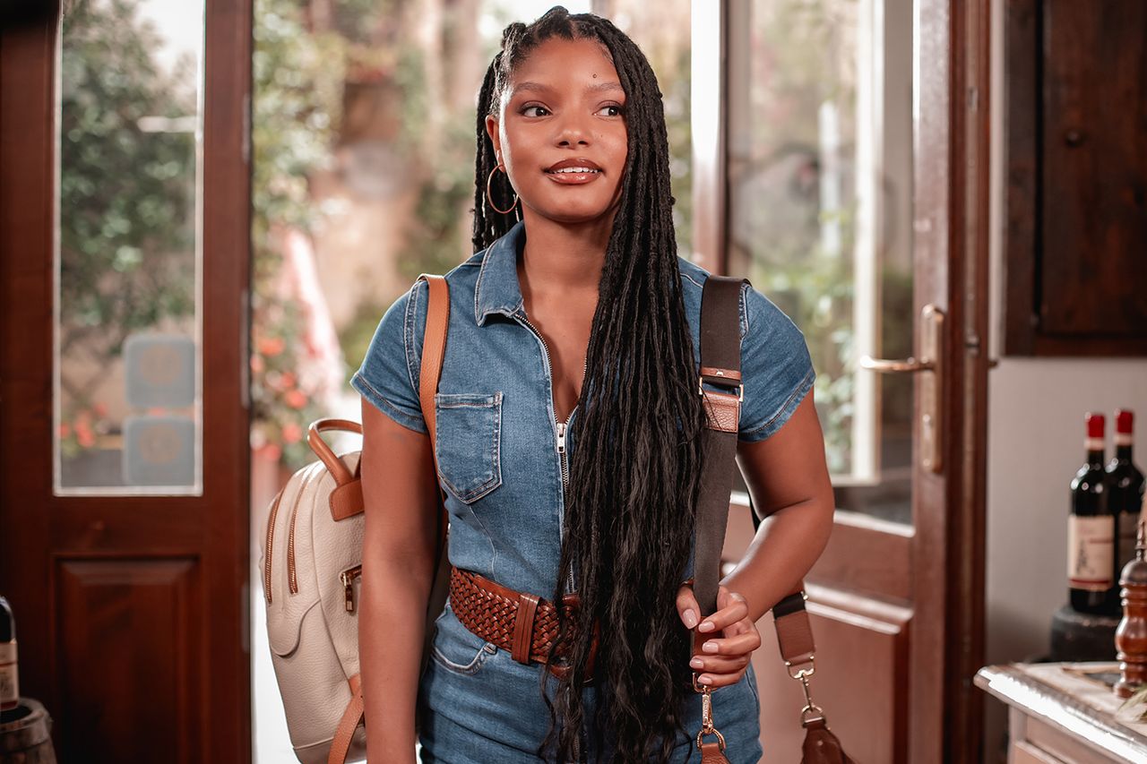 Halle Bailey as Anna in You, Me & Tuscany, directed by Kat Coiro. Halle Bailey in 'You, Me & Tuscany'Credit: Giulia Parmigiani/Universal Pictures