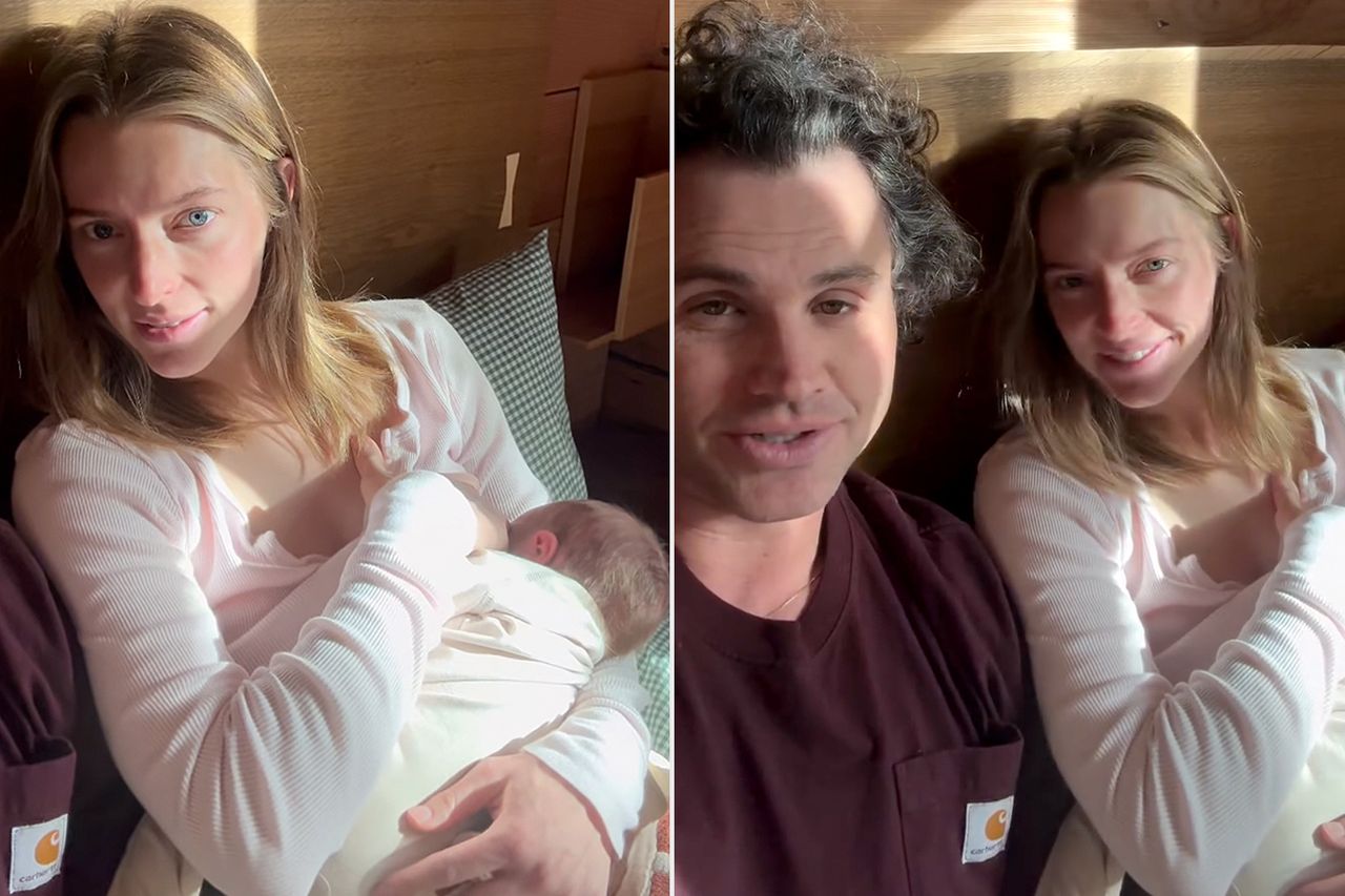 Hannah Neeleman welcomes baby no. 9 Hannah and Daniel Neeleman with NewbornCredit: Hannah Neeleman/Instagram