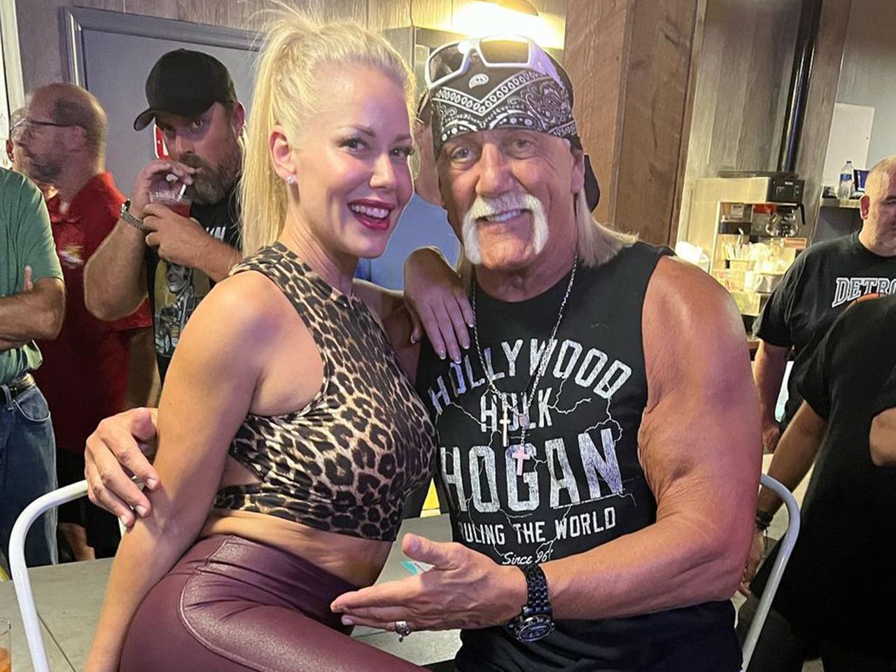 Hulk Hogan and Sky DailyCredit: Hulk Hogan Instagram
