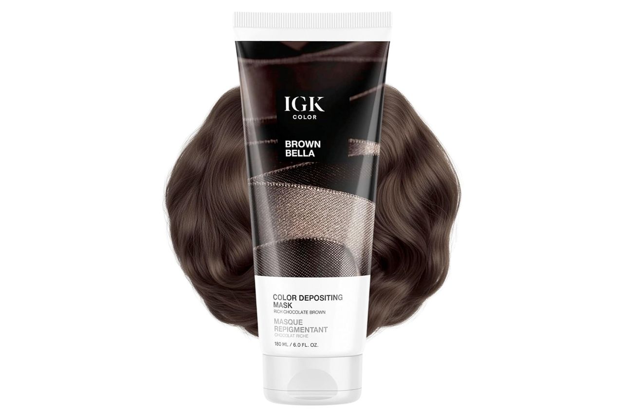 IGK Brown Bella Color Depositing Hair Mask Credit: Amazon