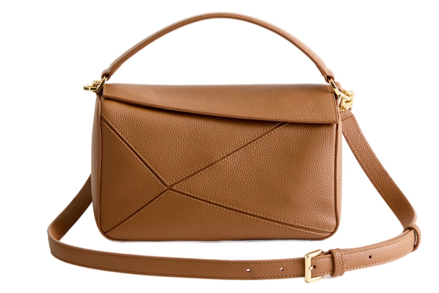 Italian Leather Patchwork Crossbody 