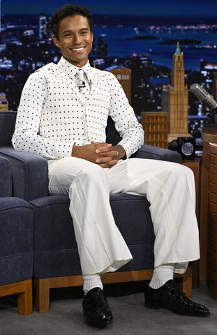 Jaafar Jackson during an interview on The Tonight Show Starring Jimmy Fallon Jaafar JacksonCredit: Todd Owyoung/NBC via Getty