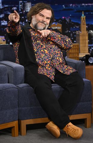 Jack Black during an interview on The Tonight Show Starring Jimmy Fallon Jack BlackCredit: Todd Owyoung/NBC via Getty