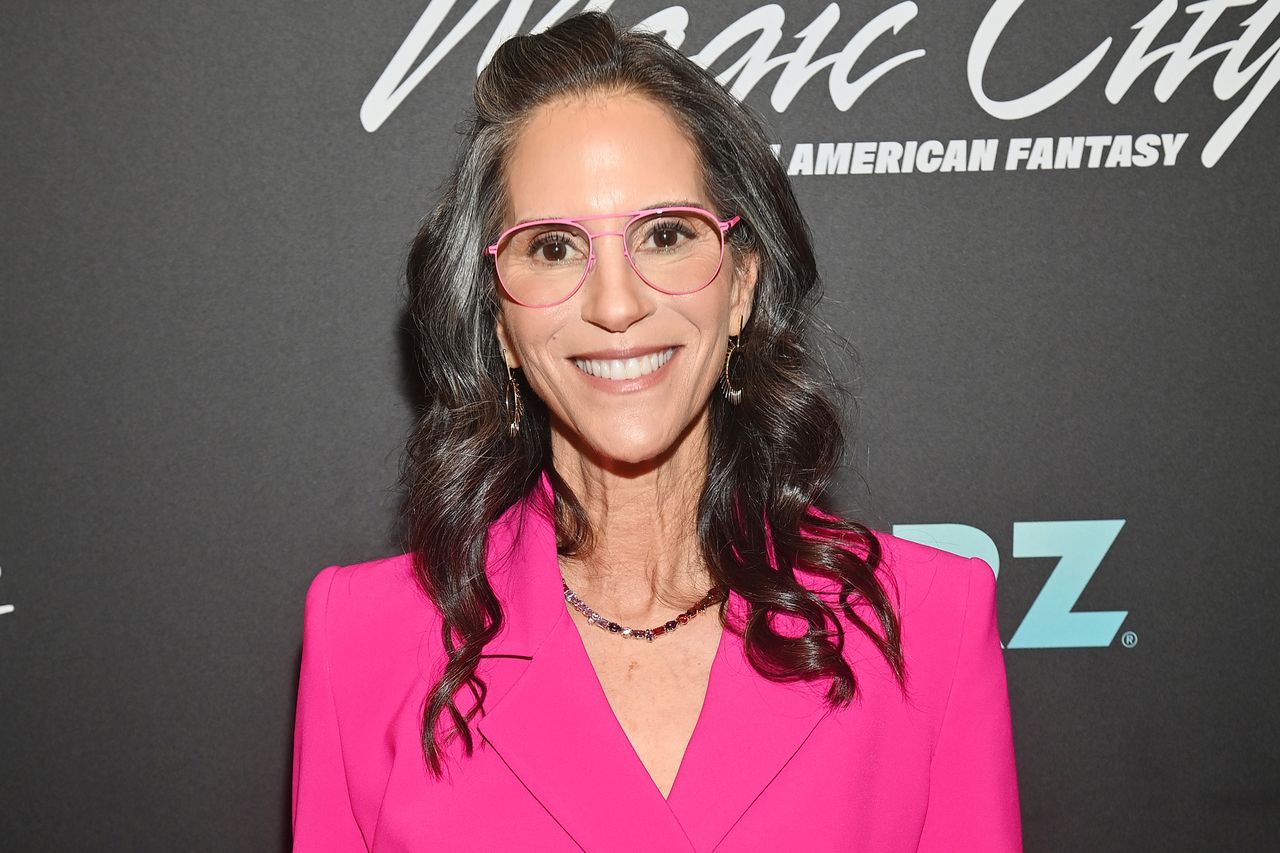 Jami Gertz in 2025.Credit: Paras Griffin/Getty for STARZ