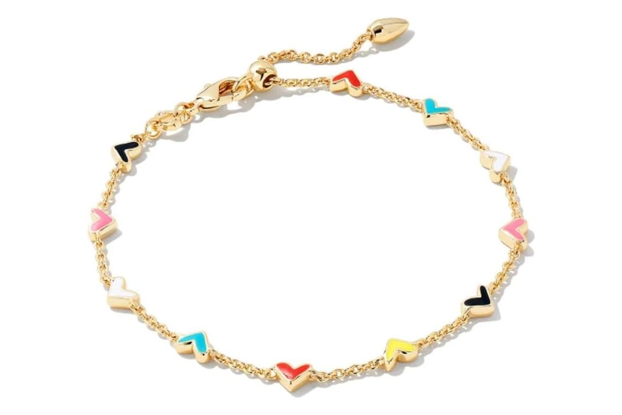kendra scott haven heart gold chain bracelet Credit: Amazon