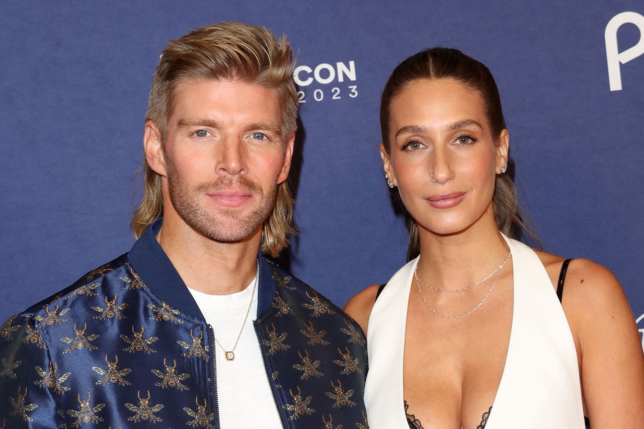 Kyle Cooke and Amanda BatulaCredit: Gabe Ginsberg/Getty