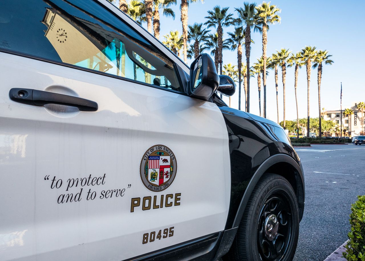 Stock image of an LAPD carCredit: Getty