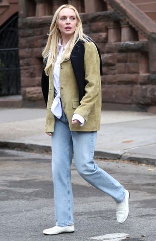 Lindsay Lohan is seen filming Lindsay LohanCredit: Jose Perez/Bauer-Griffin/GC Images