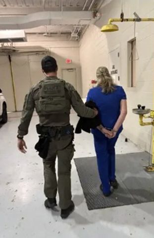 Lisa Honrud's arrestCredit: Frisco Police Department