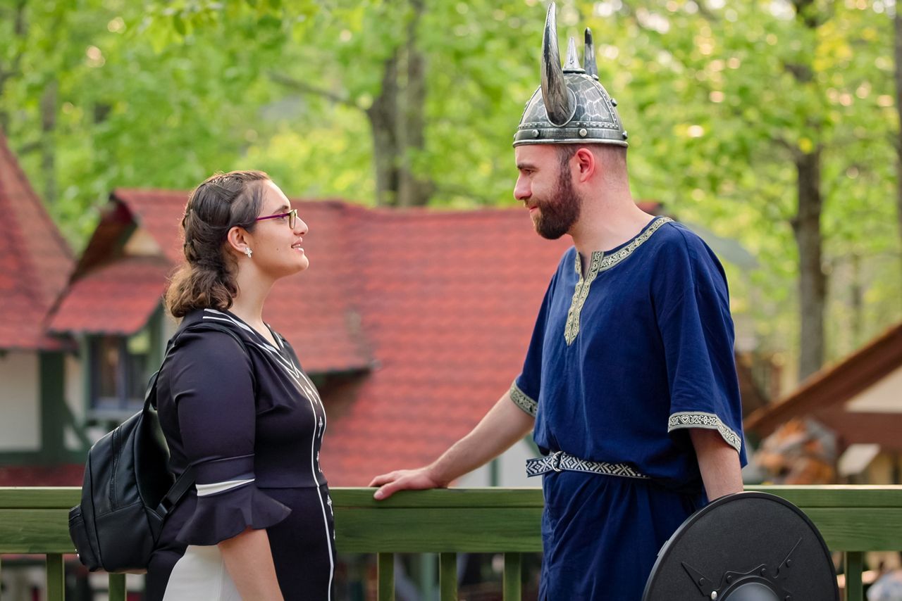 Georgie and Connor from episode 404 of Love on the Spectrum.Credit: Courtesy of Netflix