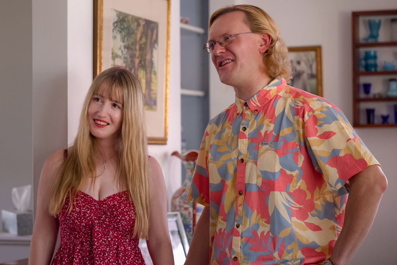 Shelley and James from episode 401 of Love on the Spectrum.Credit: Courtesy of Netflix