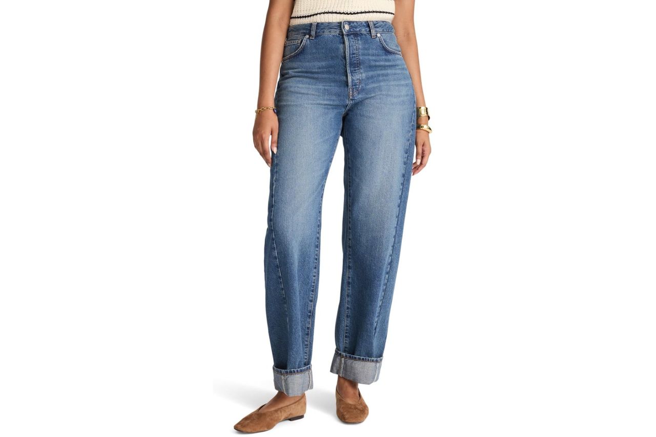 madewell womens pieced barrel with cuff in mosby wash Credit: Amazon